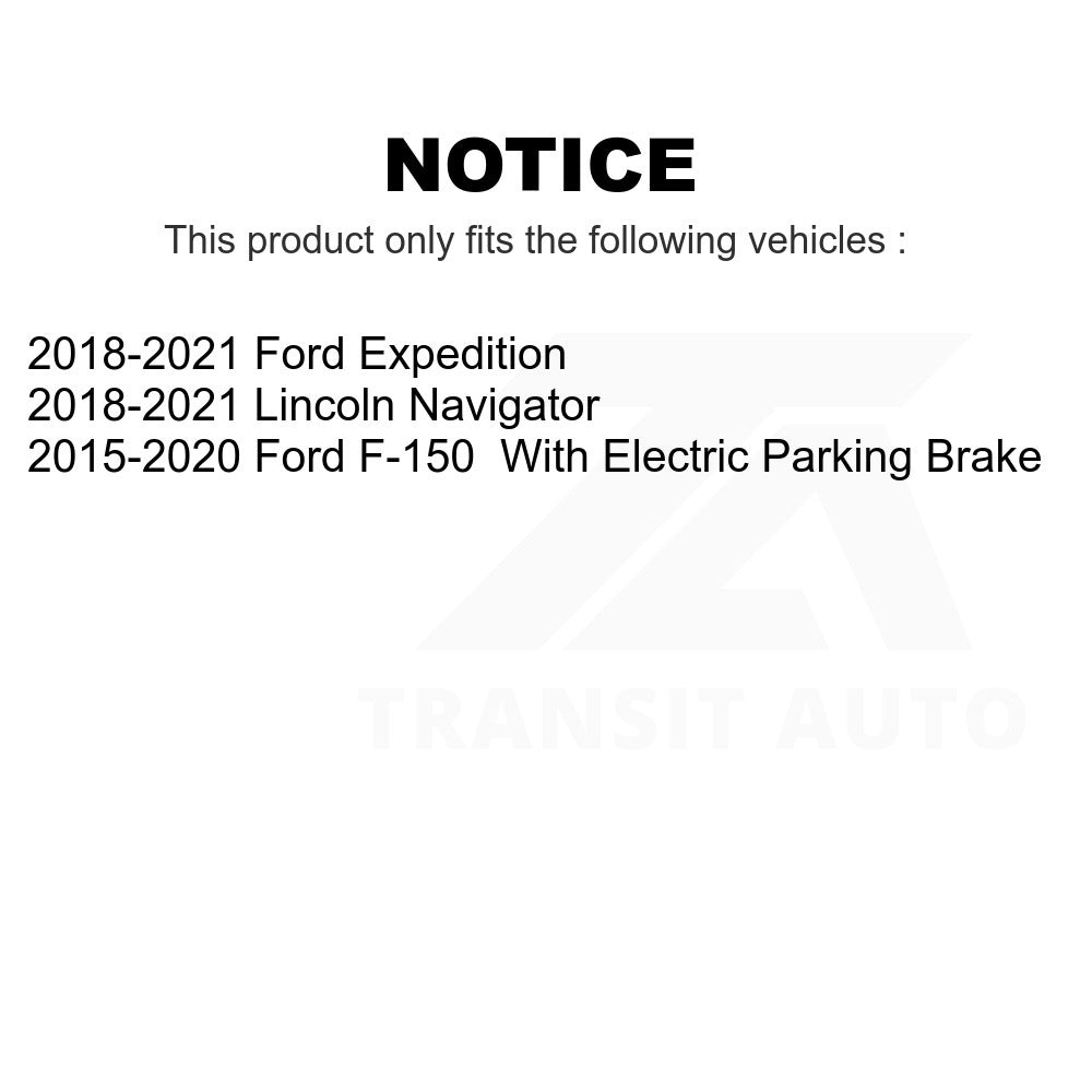 Rear Semi-Metallic Disc Brake Pads SIM-1790 For Ford F-150 Expedition Lincoln Navigator