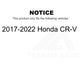 Rear Semi-Metallic Disc Brake Pads SIM-2037 For 2017-2022 Honda CR-V