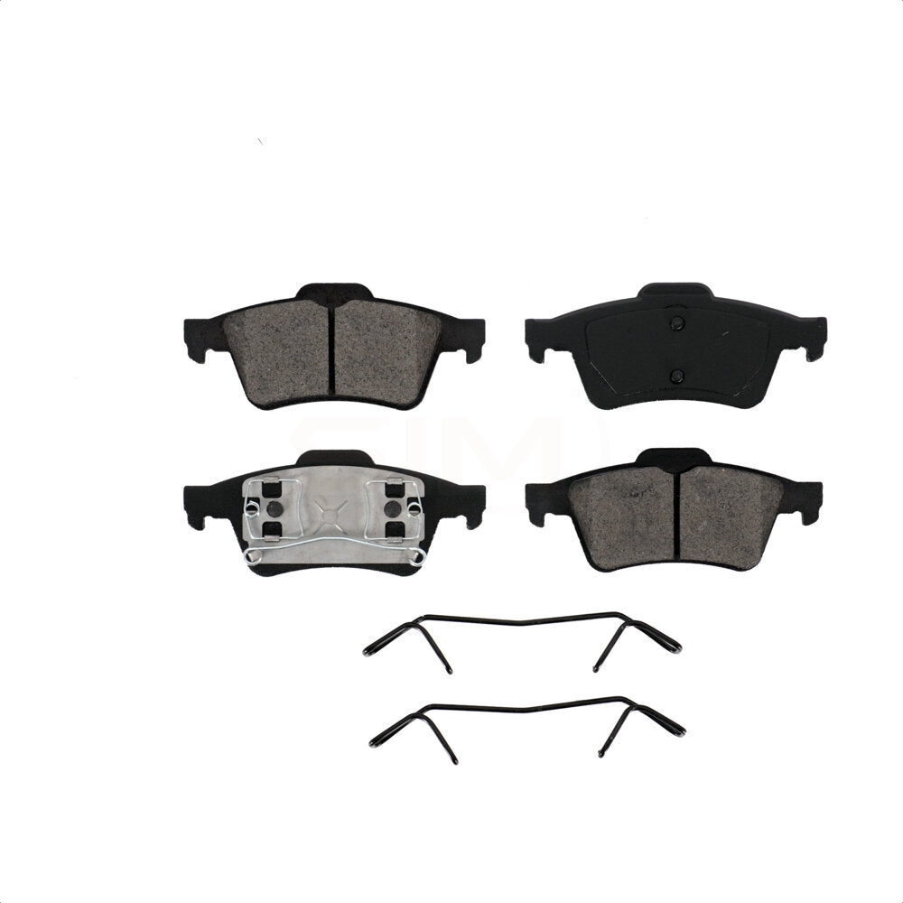 Rear Semi-Metallic Disc Brake Pads SIM-973 For Mazda 3 Saab 9-3 5