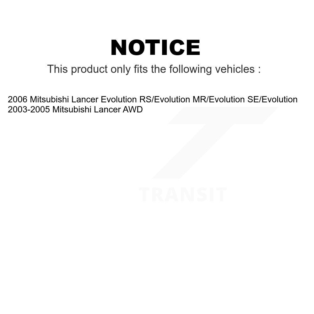 Rear Suspension Link Kit For Mitsubishi Lancer K72-100413