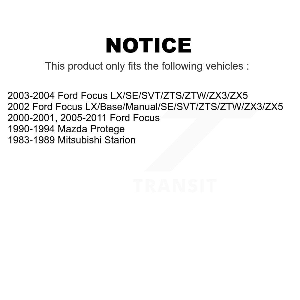 Rear Suspension Link Pair For Ford Focus Mazda Protege Mitsubishi Starion K72-100389