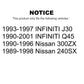 Rear Suspension Link Pair For Nissan 240SX 300ZX Infiniti Q45 J30 INFINITI K72-100391
