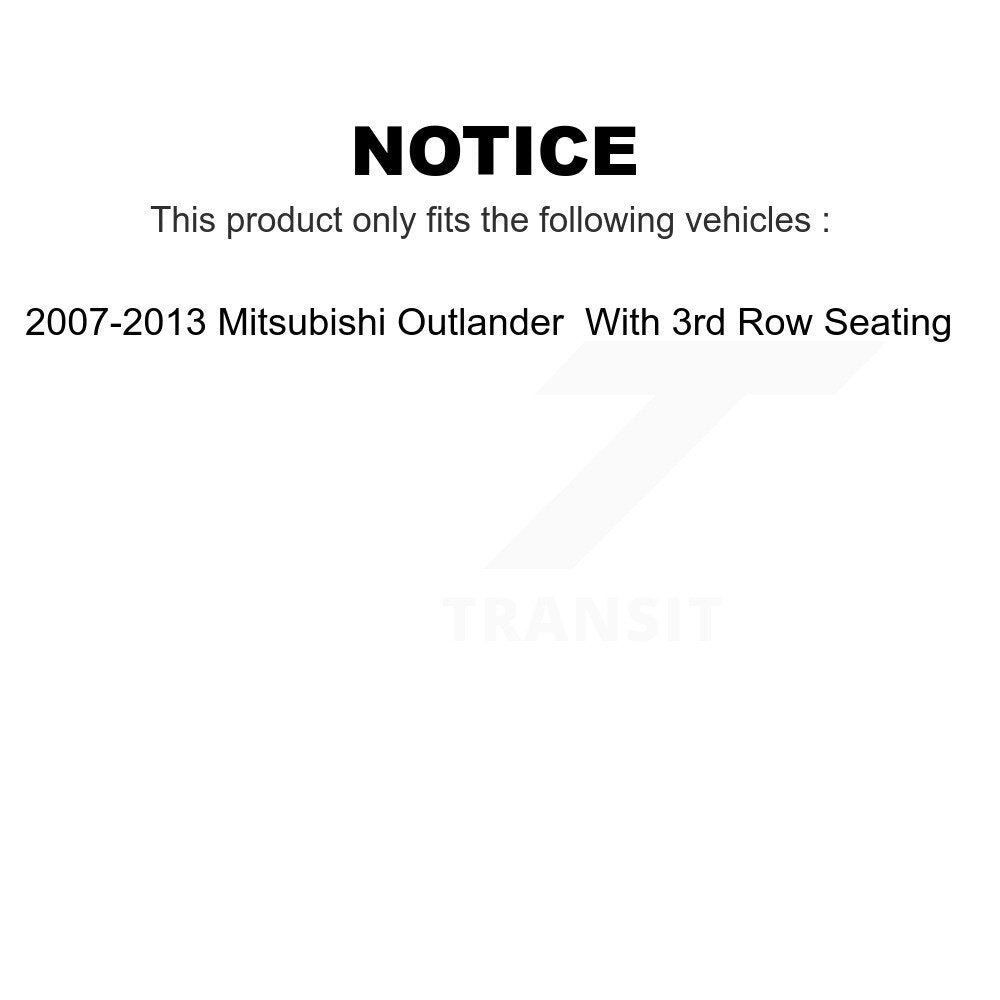 Rear Suspension Stabilizer Bar Link Kit For 2007-2013 Mitsubishi Outlander With 3rd Row Seating KTR-101075