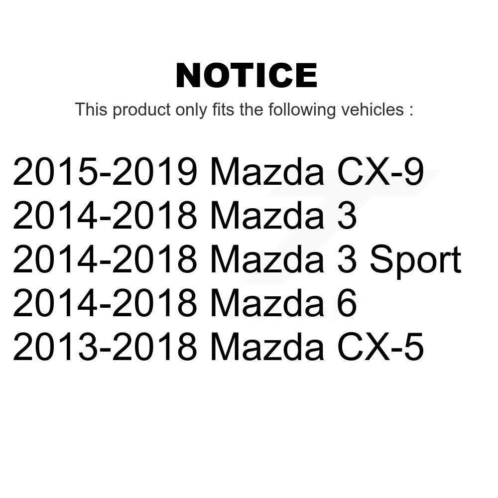 Rear Suspension Stabilizer Bar Link Kit For Mazda CX-5 3 6 CX-9 Sport KTR-101652