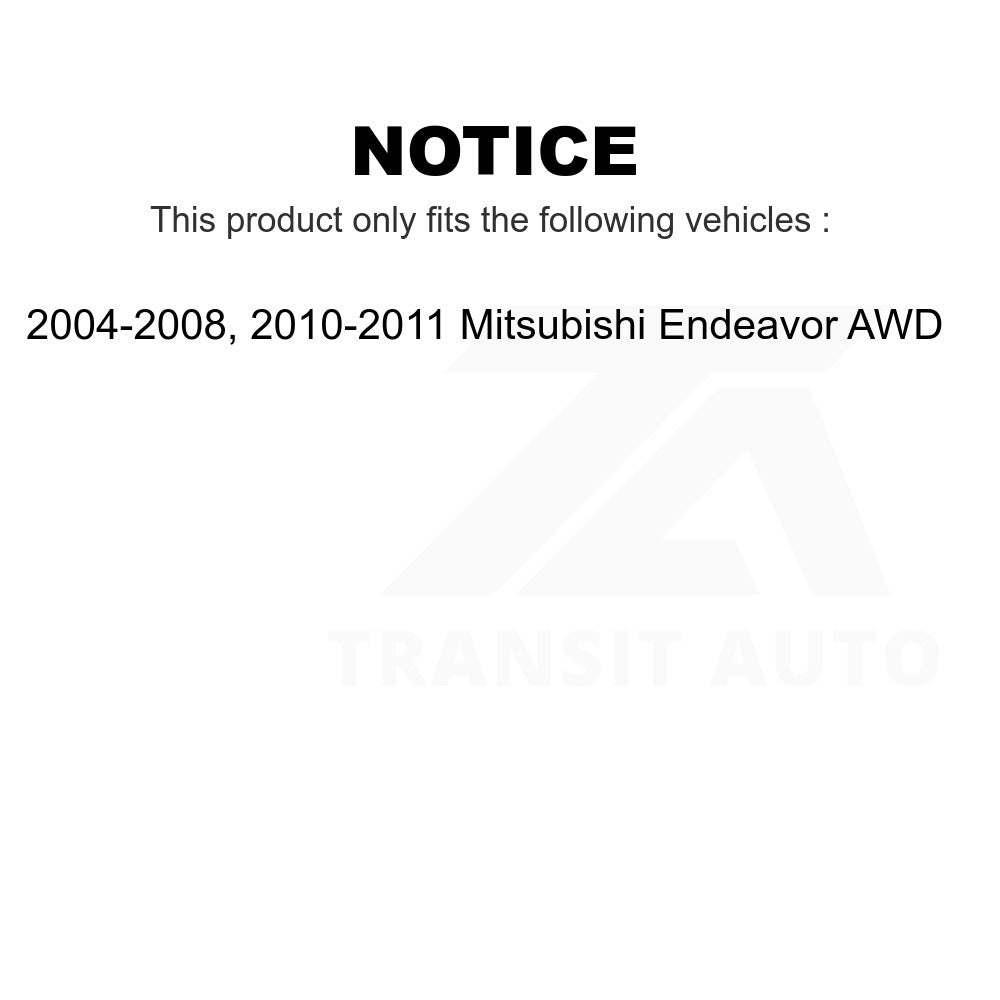 Rear Suspension Stabilizer Bar Link Kit TOR-K750148 For Mitsubishi Endeavor AWD
