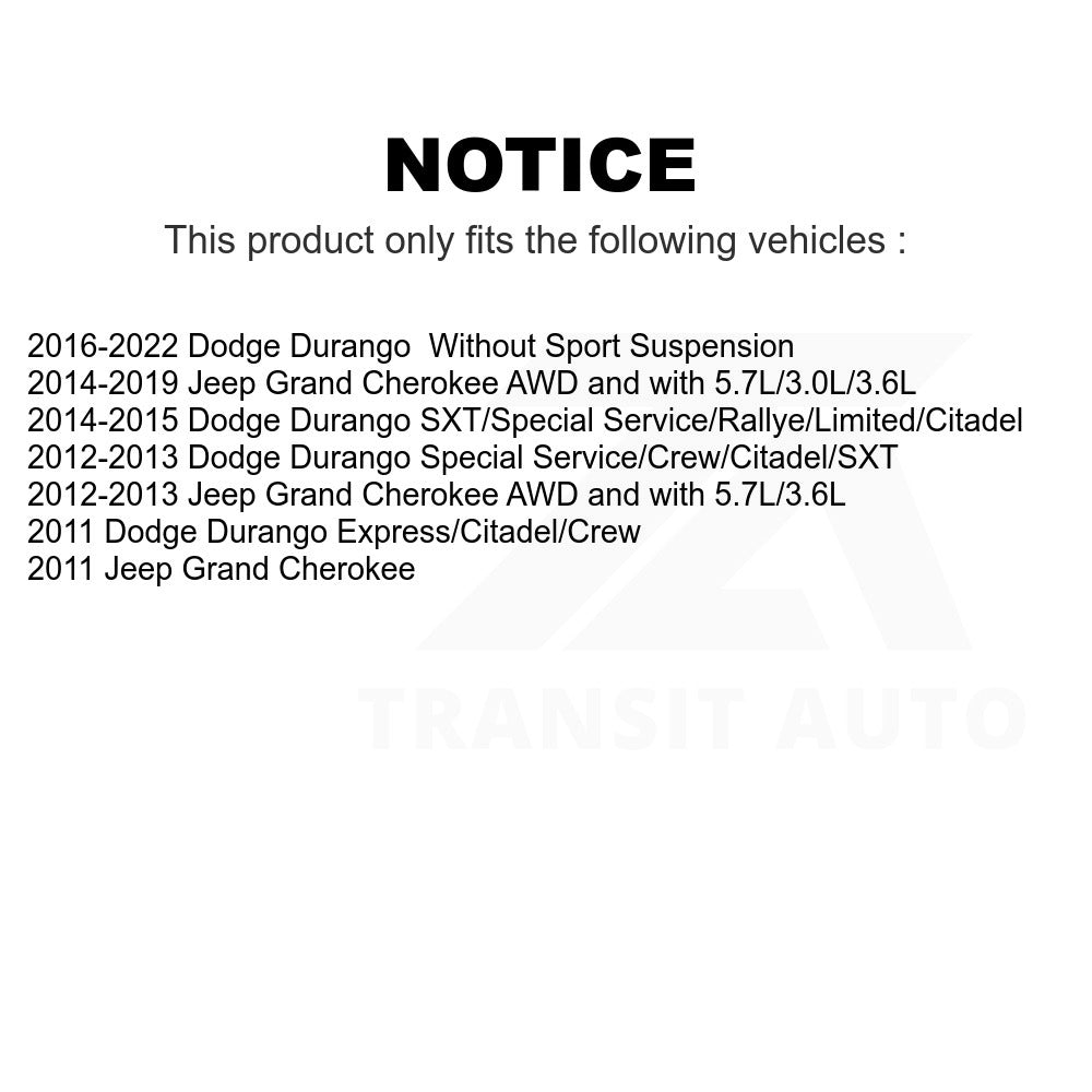 Rear Suspension Stabilizer Bar Link Kit TOR-K750573 For Jeep Grand Cherokee Dodge Durango