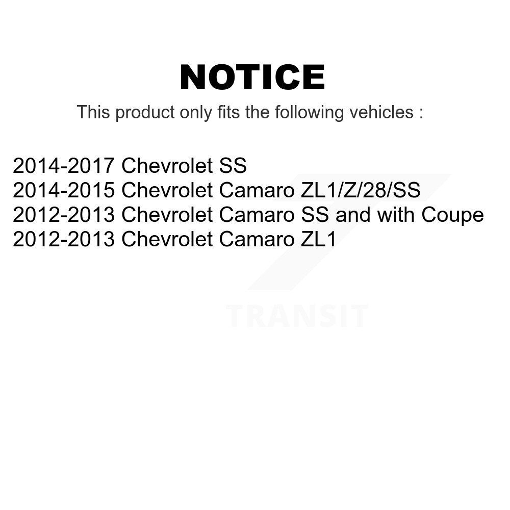 Rear Suspension Stabilizer Bar Link Pair For Chevrolet Camaro SS KTR-100934