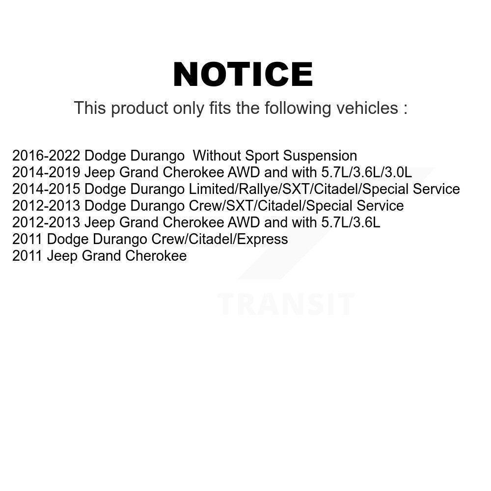Rear Suspension Stabilizer Bar Link Pair For Jeep Grand Cherokee Dodge Durango KTR-104289