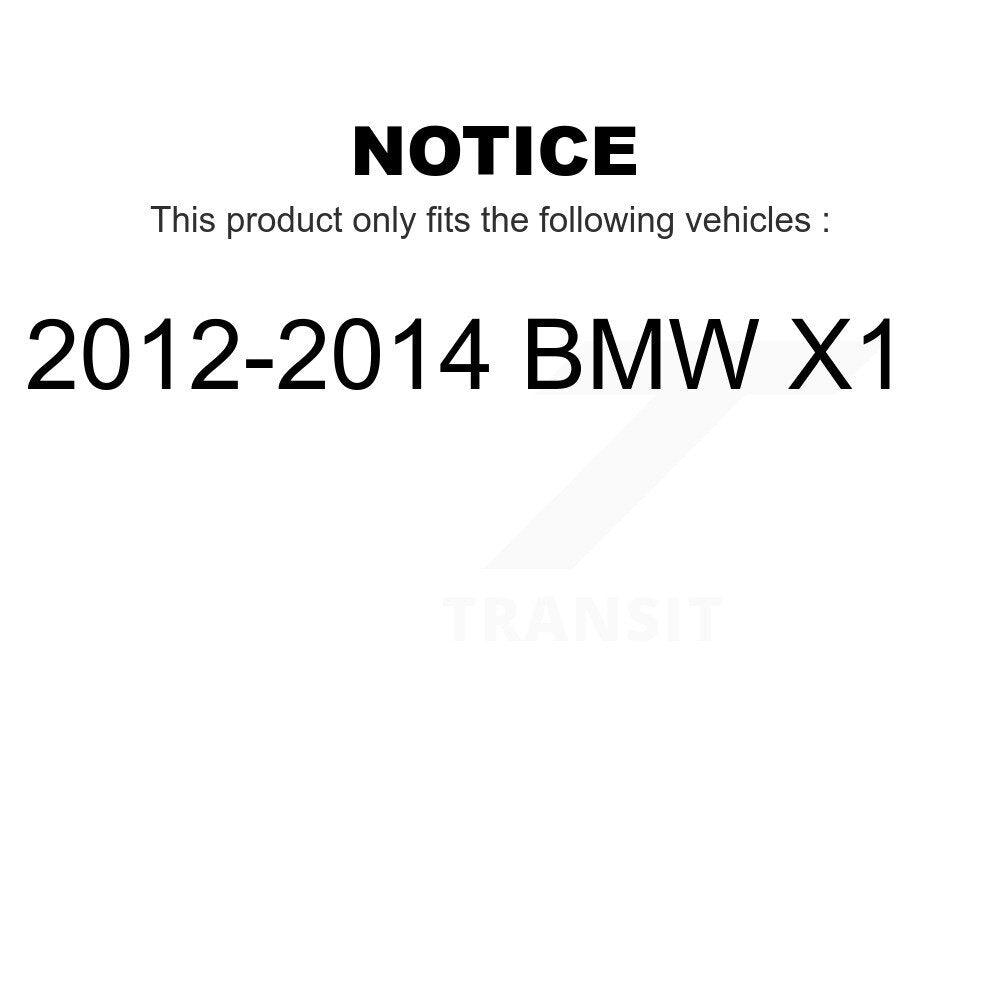 Rear Wheel Bearing And Hub Assembly Pair For 2012-2014 BMW X1 K70-101385