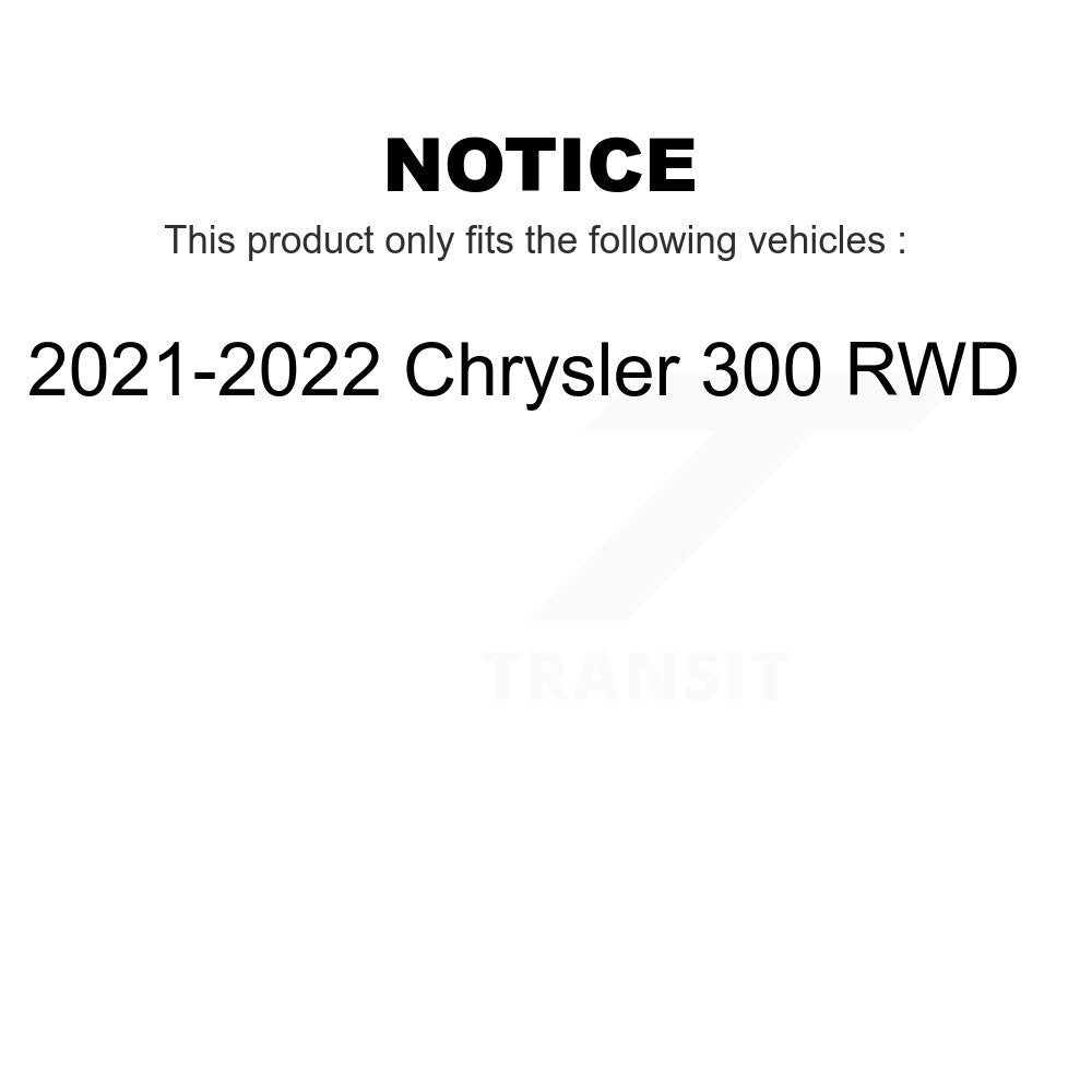 Rear Wheel Bearing And Hub Assembly Pair For 2021-2022 Chrysler 300 RWD K70-101979