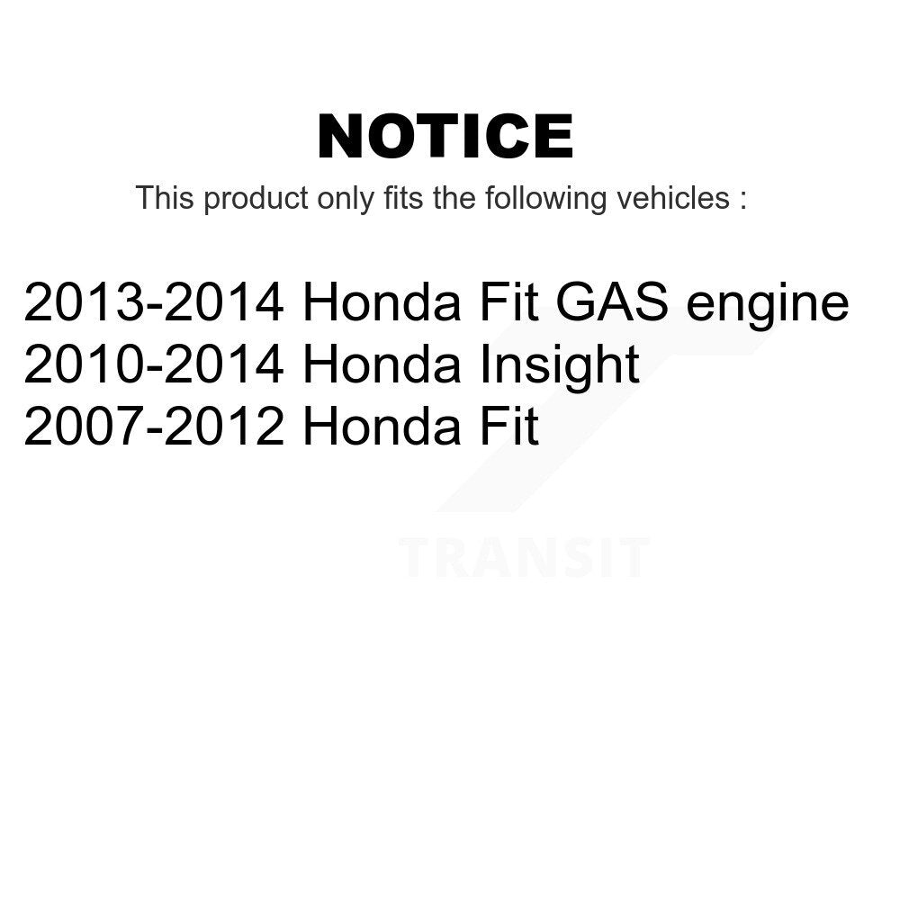 Rear Wheel Bearing And Hub Assembly Pair For Honda Fit Insight K70-100658