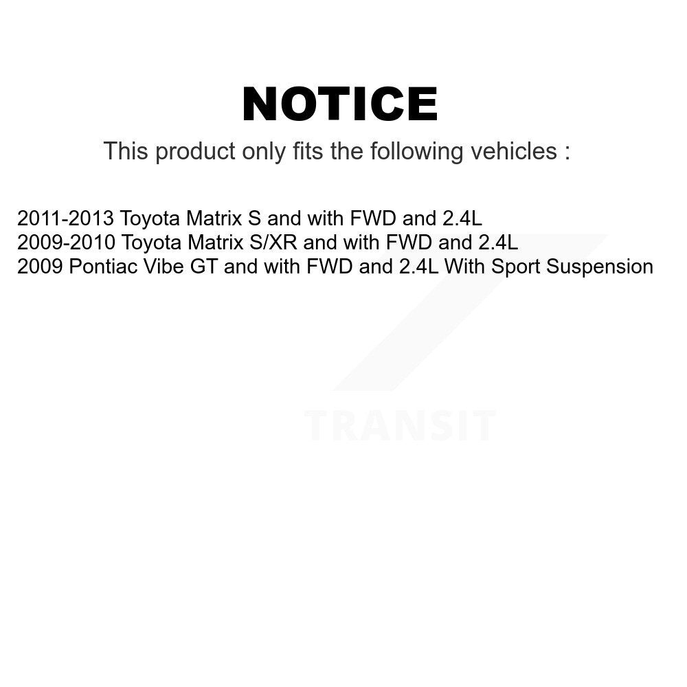 Rear Wheel Bearing And Hub Assembly Pair For Toyota Matrix Pontiac Vibe K70-100715