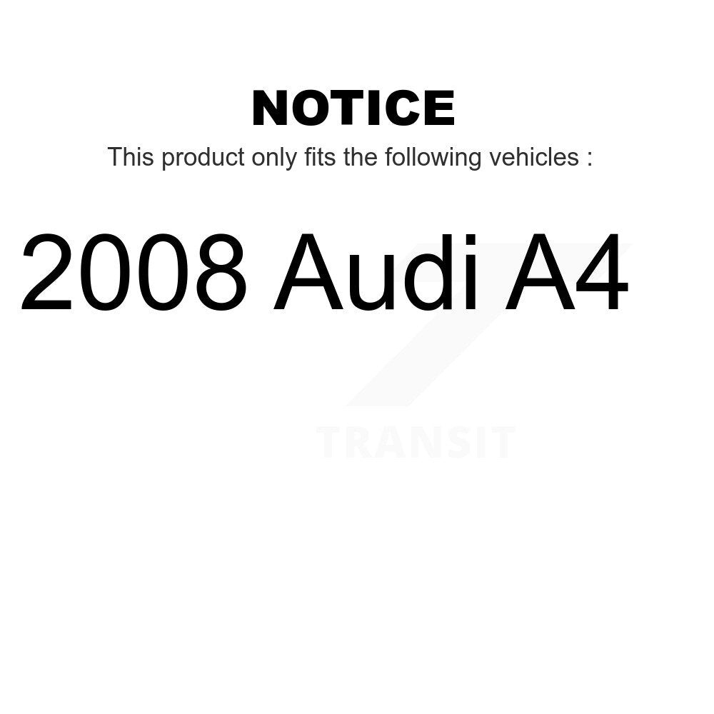 Rear Wheel Bearing Assembly Pair For 2008 Audi A4 K70-101027