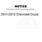 Rear Wheel Bearing Hub Assembly 70-512446 For 2011-2012 Chevrolet Cruze