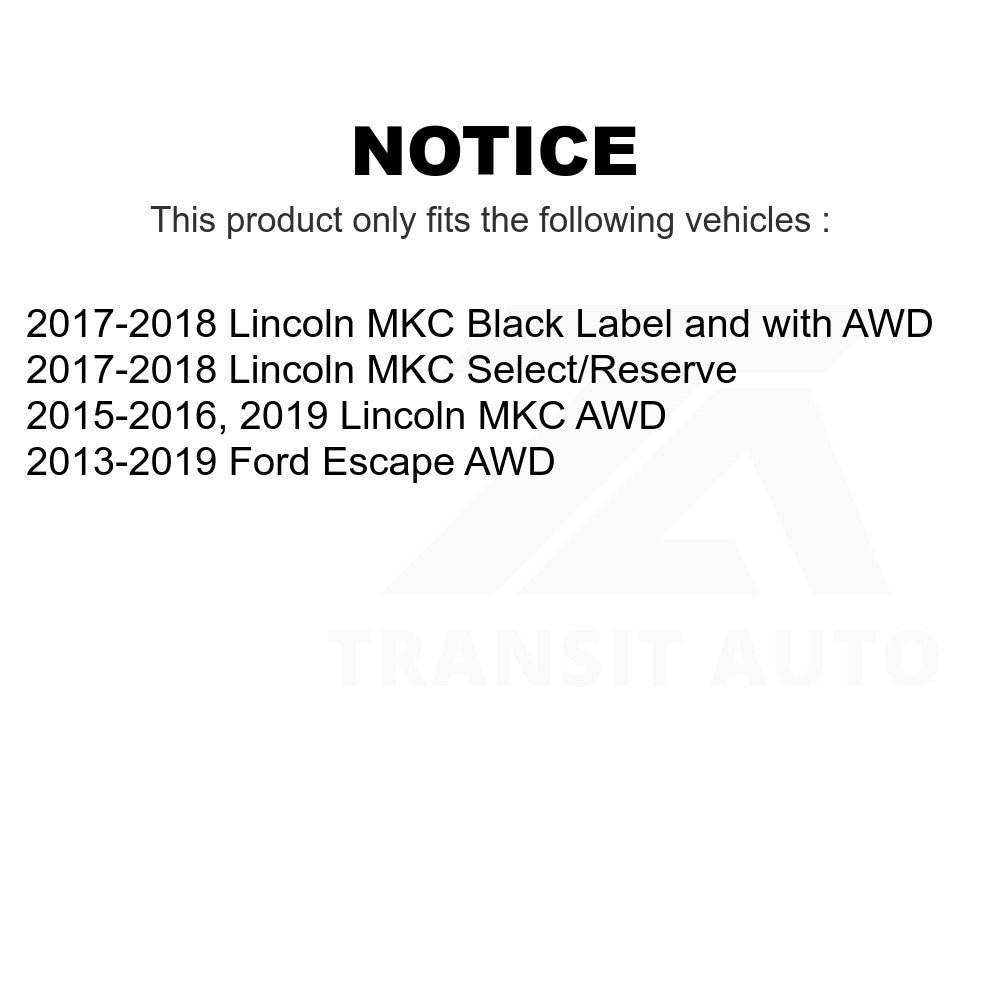 Rear Wheel Bearing Hub Assembly 70-512500 For Ford Escape Lincoln MKC