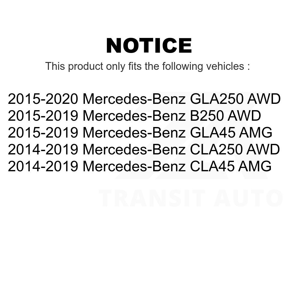 Rear Wheel Bearing Hub Assembly 70-512532 For Mercedes-Benz CLA250 GLA250 CLA45 AMG GLA45 B250