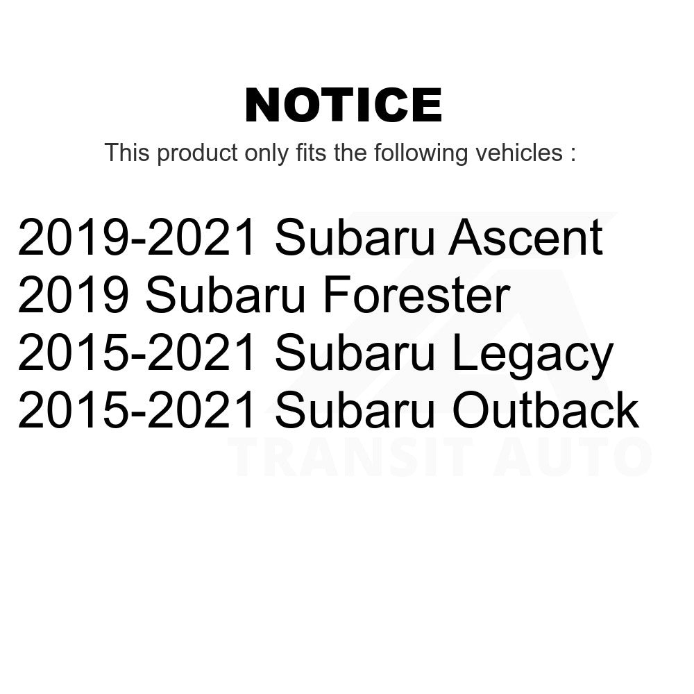 Rear Wheel Bearing Hub Assembly 70-512536 For Subaru Outback Legacy Forester Ascent