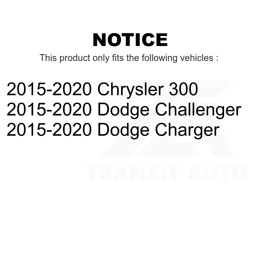Rear Wheel Bearing Hub Assembly 70-512555 For 2015-2020 Dodge Charger Challenger Chrysler 300