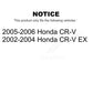 Rear Wheel Bearing Pair For Honda CR-V K70-101066