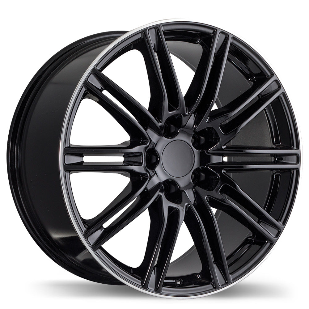 Replika R158 20x9.5 5x130mm +50 71.6mm BLK / MCHL