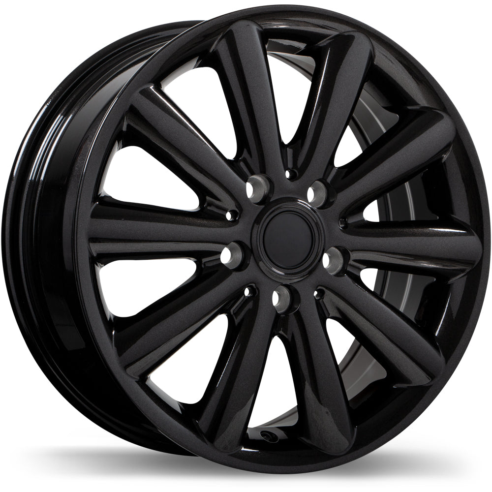 Replika R181 16x6.5 5x112mm +54 66.6mm BLK / MET