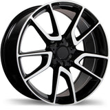 Replika R207 20x8.5 5x112mm +40 66.5mm BLK / GMF