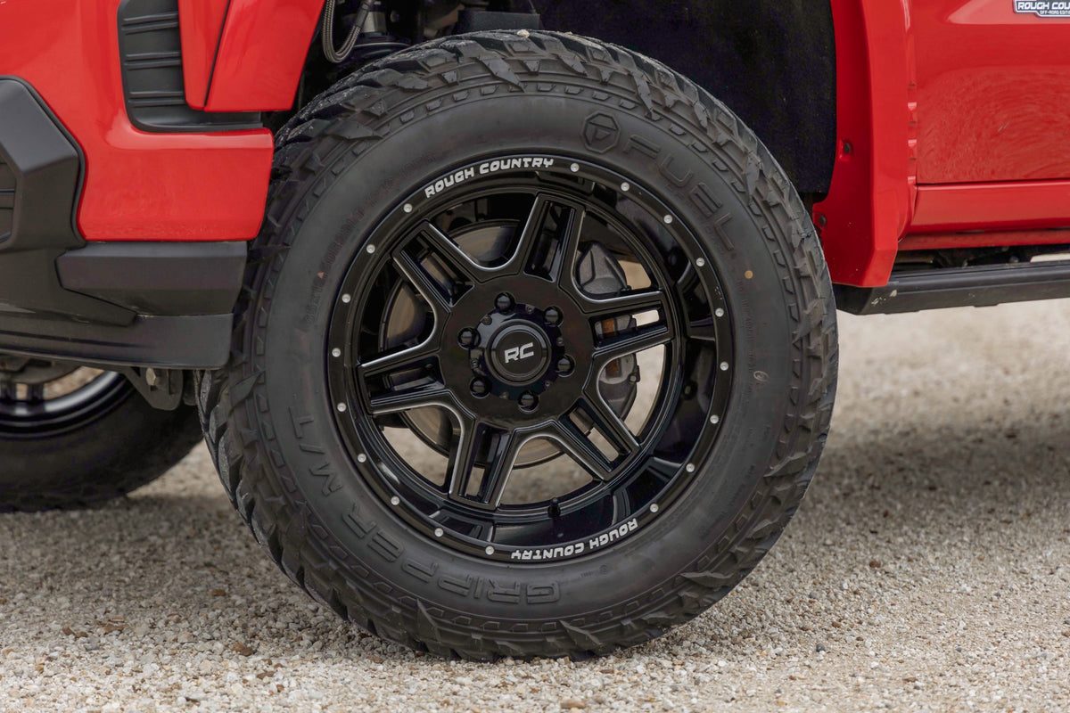 Rough Country 92 Series Wheel | Machined One-Piece | Gloss Black | 20x9 | 5x5.5 | +18mm