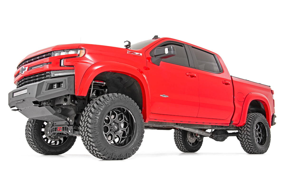 Rough Country 96 Series Wheel | One-Piece | Gloss Black | 20x10 | 5x4.5 | -19mm