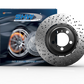 SHW 12-13 Audi TT Quattro RS 2.5L Front Drilled-Dimpled Lightweight Brake Rotor (8J0615301K)