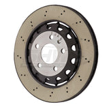 SHW 18-20 Audi RS5 2.9L (Excl Ceramic Brakes) Rear Drilled & Dimpled LW Brake Rotor (8W0615601G)