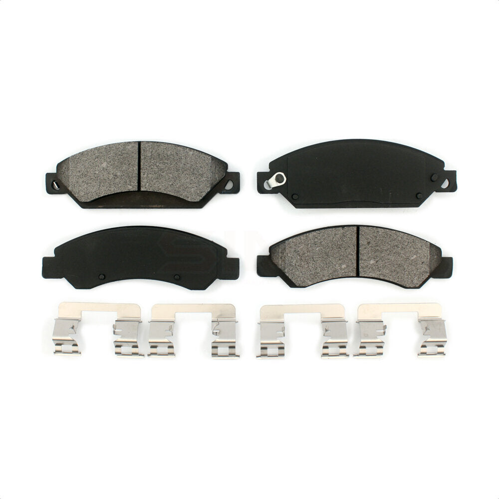 Front Semi-Metallic Disc Brake Pads SIM-1092 For 2007-2007 Chevrolet Tahoe GMC Suburban 1500 Yukon Cadillac Avalanche XL Escalade ESV EXT