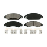 Front Semi-Metallic Disc Brake Pads SIM-1092 For 2007-2007 Chevrolet Tahoe GMC Suburban 1500 Yukon Cadillac Avalanche XL Escalade ESV EXT