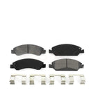 Front Semi-Metallic Disc Brake Pads SIM-1363 For Chevrolet Silverado 1500 GMC Sierra Tahoe Cadillac Yukon Suburban Escalade XL Classic XTS Avalanche ESV Express LD EXT Savana Limited Cheyenne