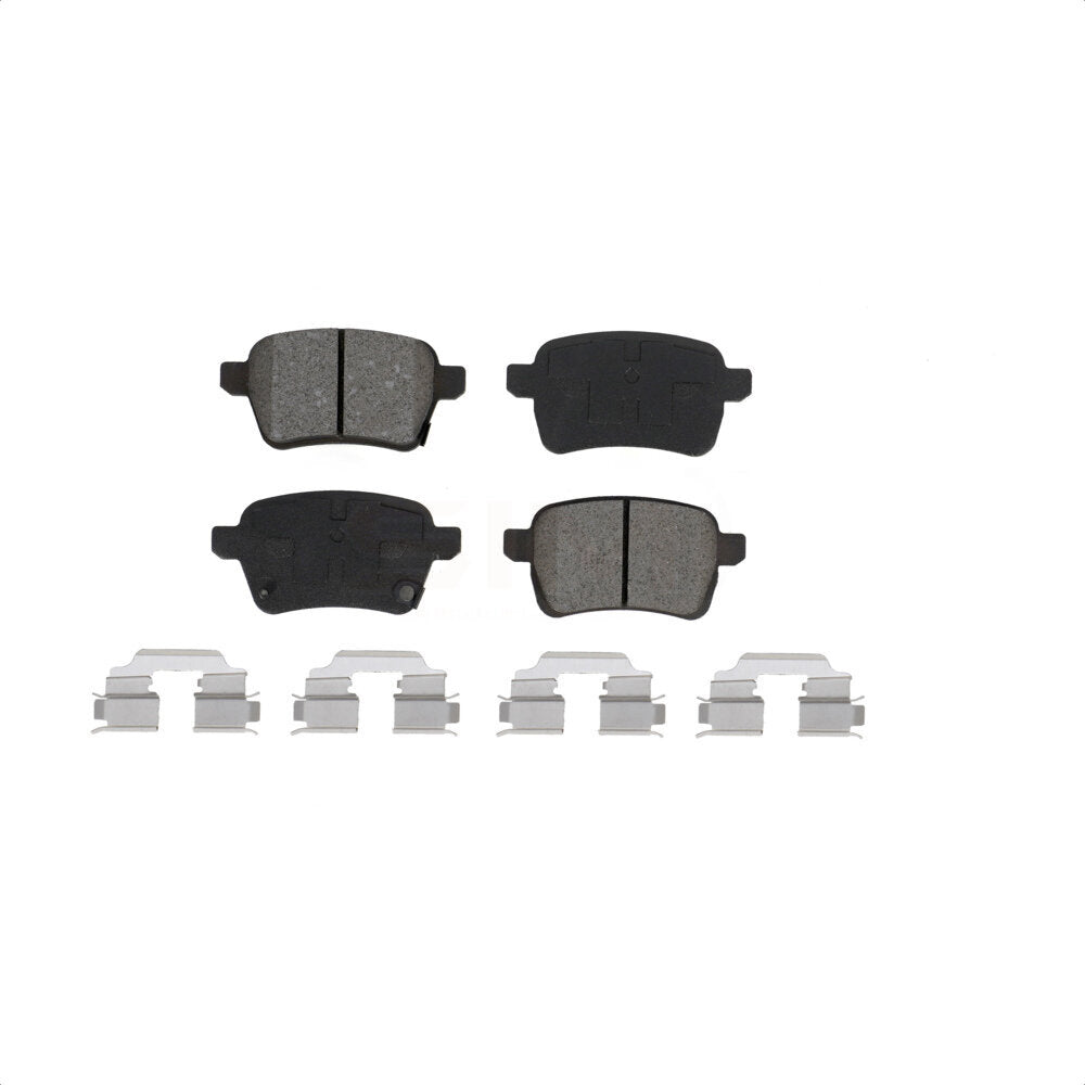 Rear Semi-Metallic Disc Brake Pads SIM-1722 For 2014-2020 Fiat 500L