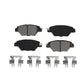 Rear Semi-Metallic Disc Brake Pads SIM-1934 For 2016-2022 Mazda CX-9
