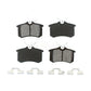 Rear Semi-Metallic Disc Brake Pads SIM-340 For Volkswagen Jetta Audi Beetle A4 Quattro Golf A6 Passat Corrado Allroad Scirocco S4 Quantum Peugeot 405 Renault Fluence