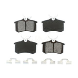 Rear Semi-Metallic Disc Brake Pads SIM-340 For Volkswagen Jetta Audi Beetle A4 Quattro Golf A6 Passat Corrado Allroad Scirocco S4 Quantum Peugeot 405 Renault Fluence
