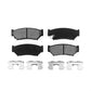 Front Semi-Metallic Disc Brake Pads SIM-556 For Tracker Chevrolet Suzuki Sidekick Geo Vitara Hyundai Scoupe