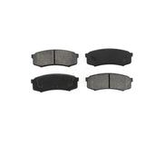Rear Semi-Metallic Disc Brake Pads SIM-606 For Toyota 4Runner Lexus Sequoia GX460 FJ Cruiser GX470 Land LX450 Mercedes-Benz C43 AMG
