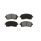 Front Semi-Metallic Disc Brake Pads SIM-721 For Subaru Legacy Outback Forester Impreza