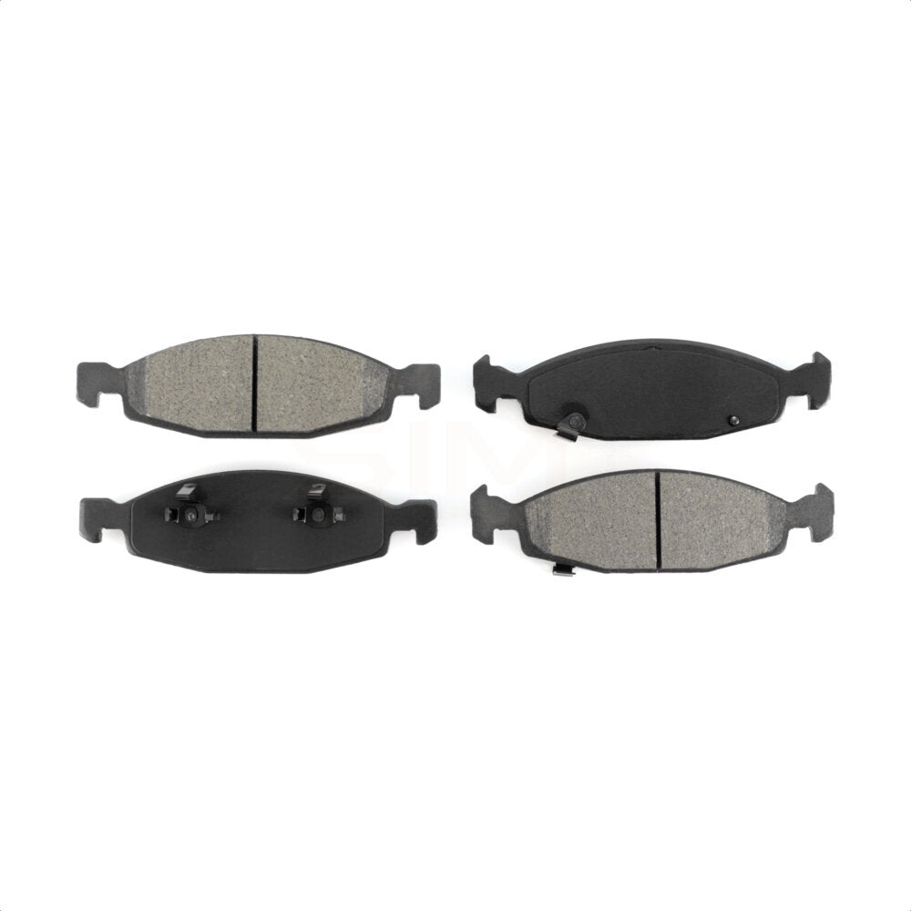 Front Semi-Metallic Disc Brake Pads SIM-790 For 1999-2002 Jeep Grand Cherokee With Teves & ATE Caliper