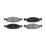 Front Semi-Metallic Disc Brake Pads SIM-790 For 1999-2002 Jeep Grand Cherokee With Teves & ATE Caliper