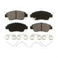 Front Semi-Metallic Disc Brake Pads SIM-948 For Honda Civic Fit Acura RSX ILX CR-Z del Sol