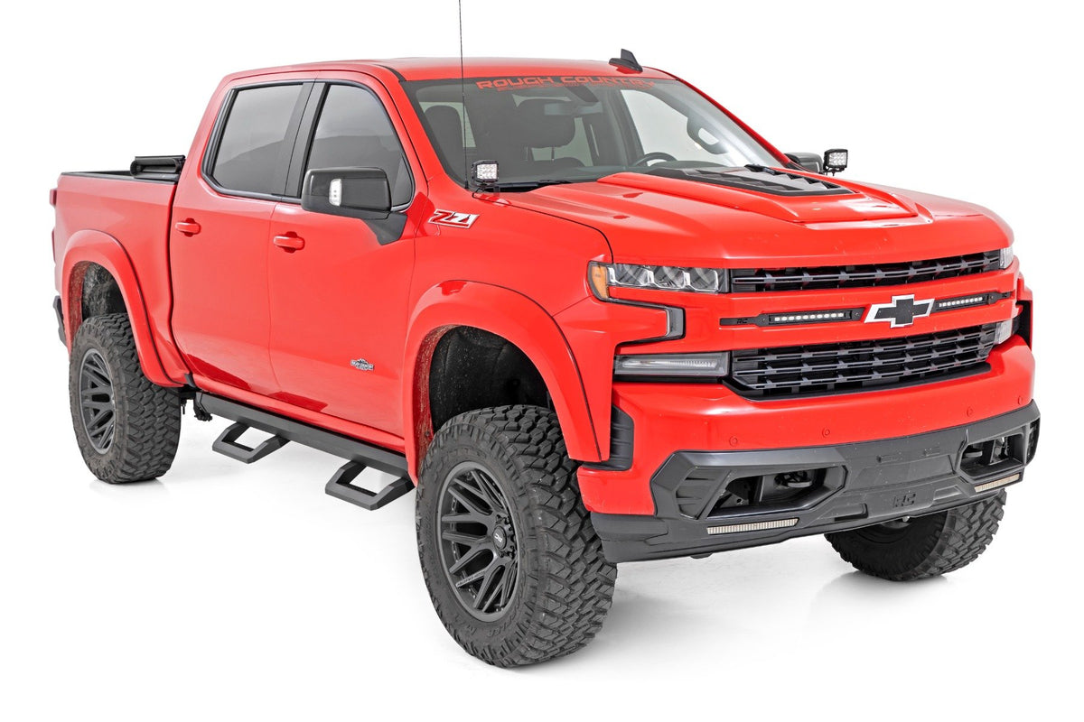 SR2 Adjustable Aluminum Steps | Crew Cab | Chevy/GMC 1500/2500HD/3500HD 2WD/4WD