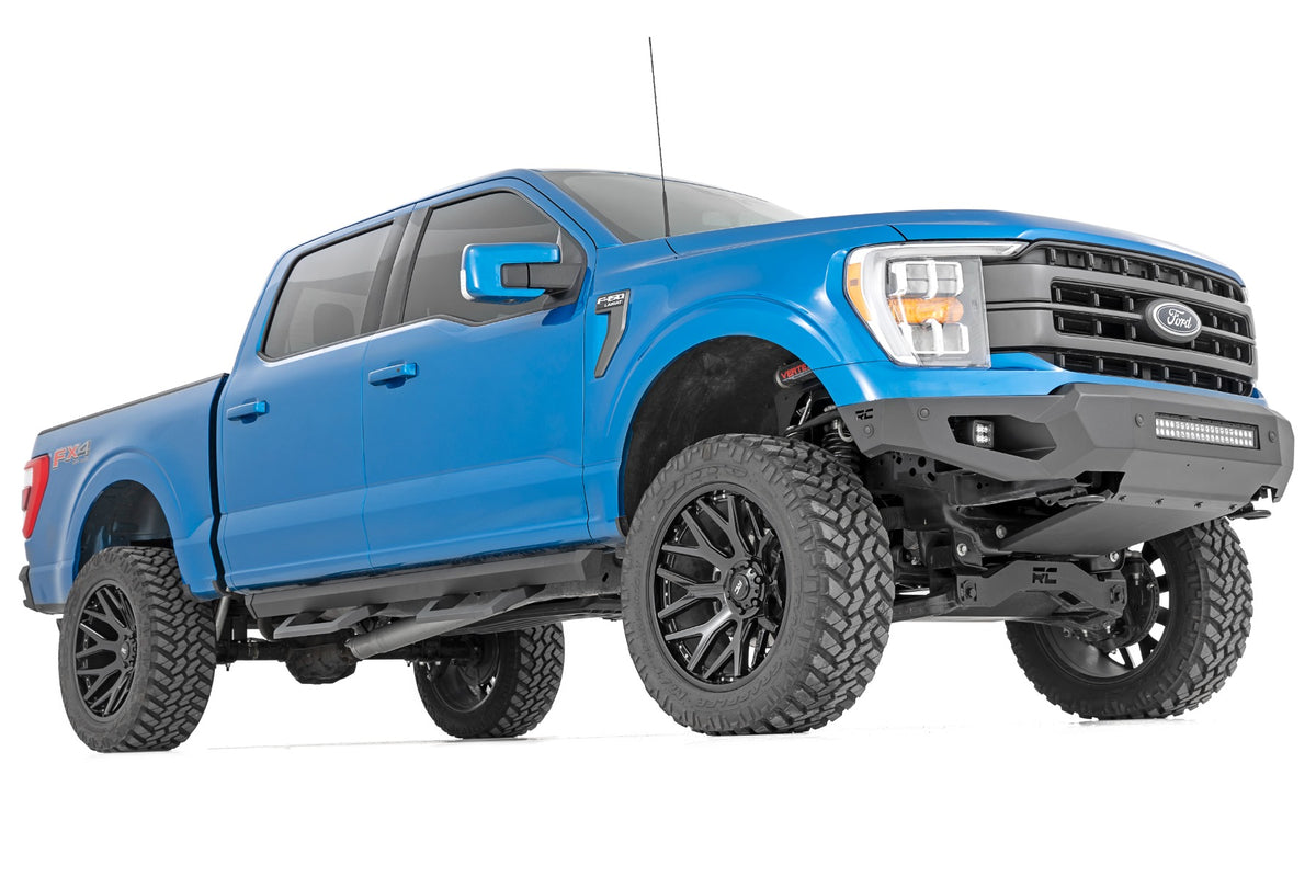 SR2 Adjustable Aluminum Steps | Crew Cab | Ford F-150/Lightning/F-250/F-350/Raptor (15-23)