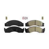 Semi-Metallic Disc Brake Pads NWF-ASD411 For Ford E-450 Econoline Super Duty F-Super F-53 Motorhome Chassis F-59 Commercial Stripped