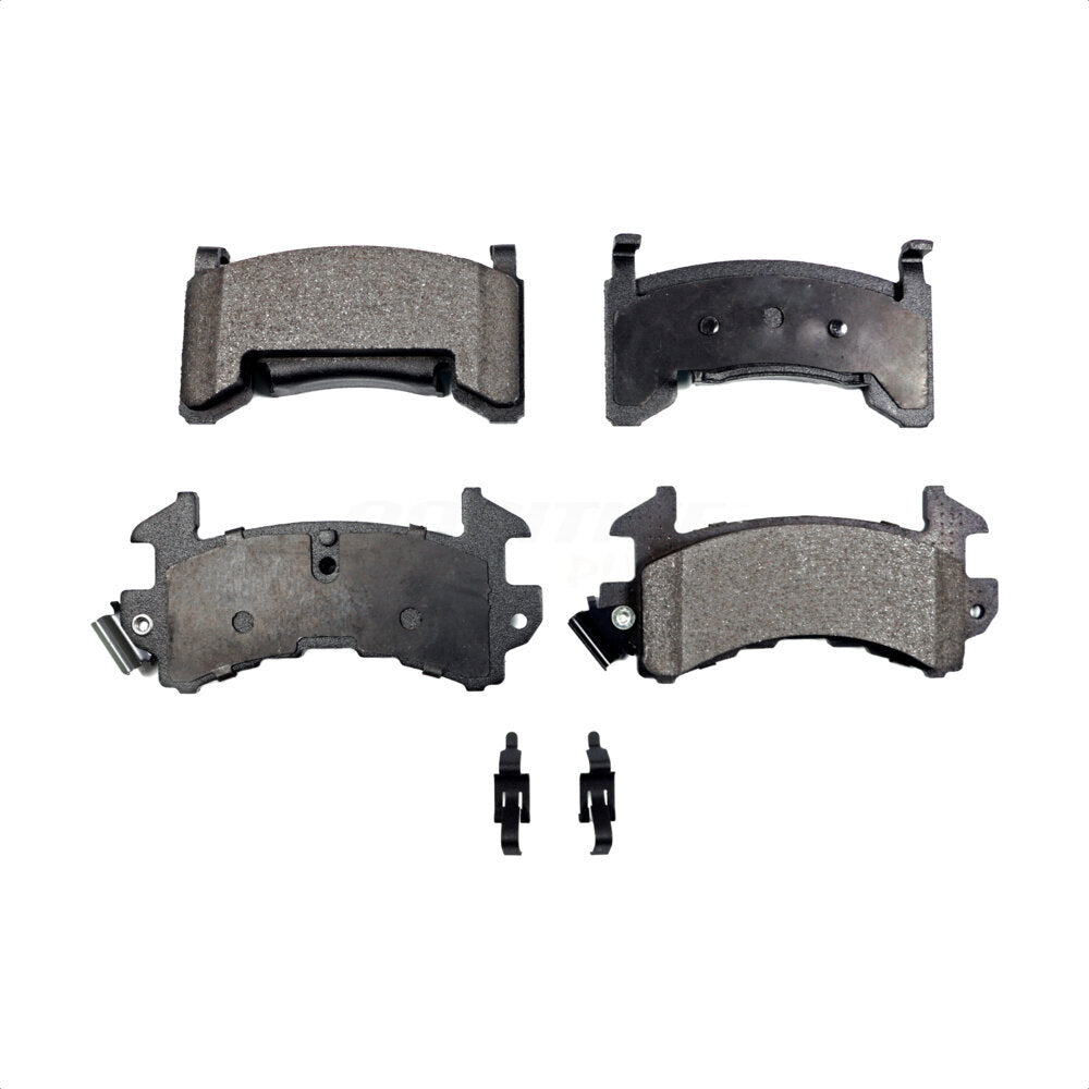 Semi-Metallic Disc Brake Pads PPF-D154 For Chevrolet S10 GMC Sonoma Camaro Blazer Pontiac Oldsmobile Monte Carlo Firebird Cutlass Supreme El Camino Buick Jimmy Regal Cadillac S15 Malibu Isuzu Hombre