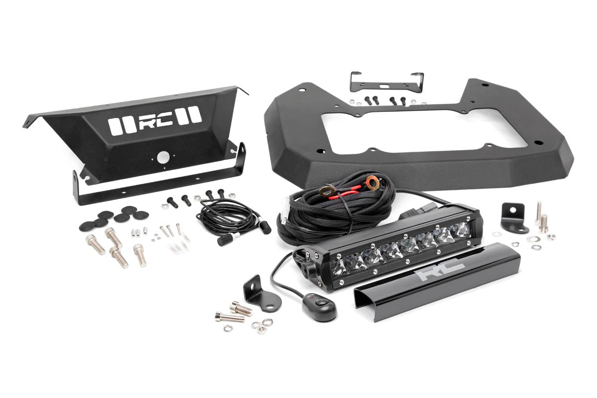 Spare Tire Carrier Delete | 8 Inch Chrome LED | Jeep Wrangler JL (18-23)