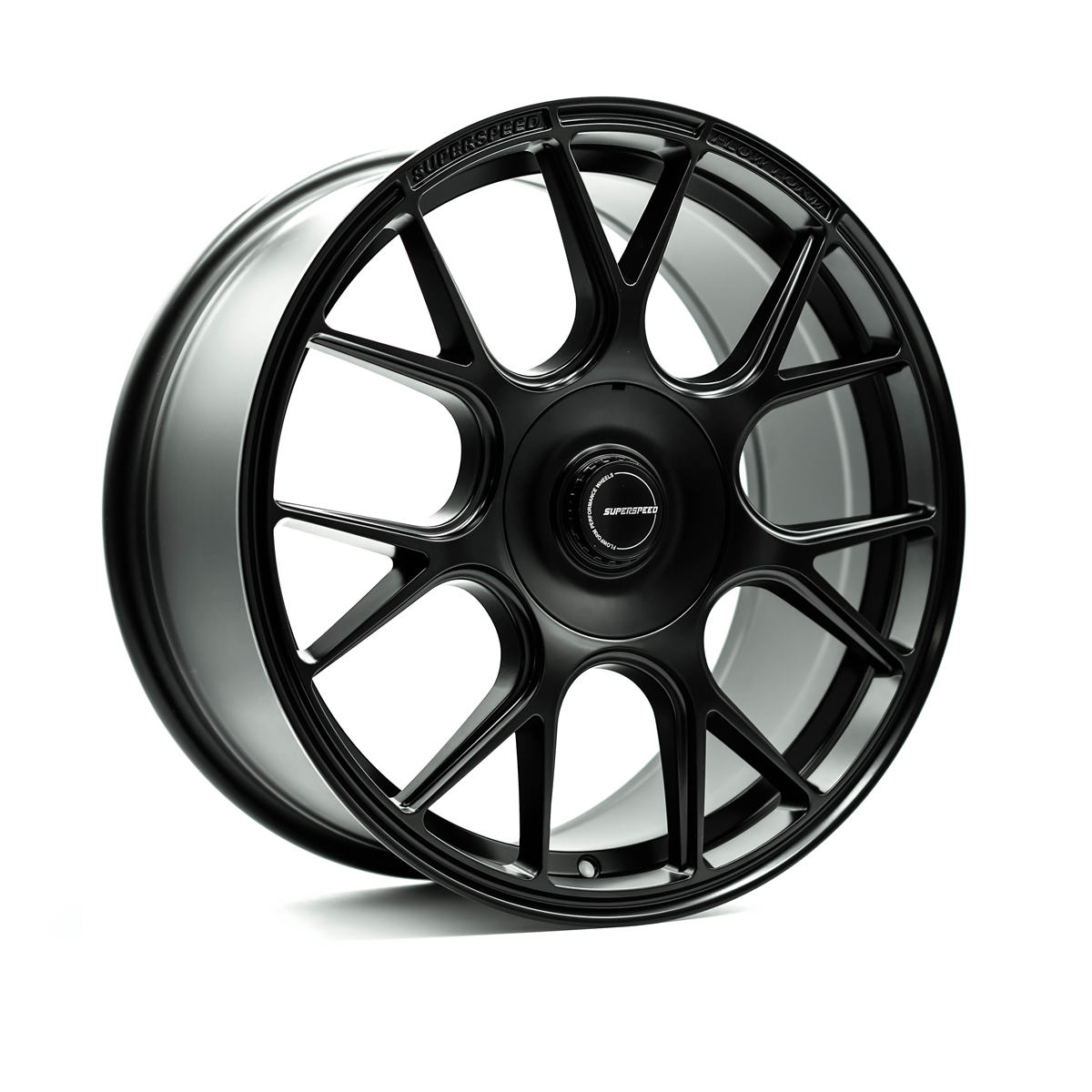 Superspeed Matt Black Flow Form RF01 Progressive - 5x114.3/120