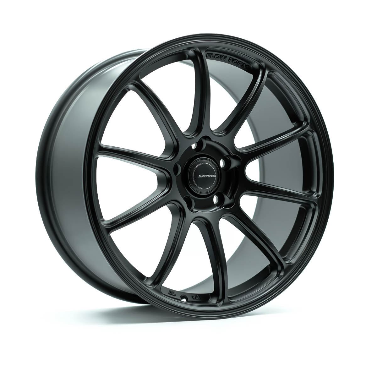 Superspeed Matt Black Flow Form RF03RR - 5x112